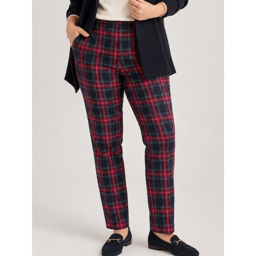 J. Jill Bi-Stretch Tartan Plaid Pants